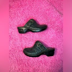 BOC Born Concept Womens Mule Clogs Sandals Size 7 Slip On Black